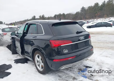 2021 Audi Q5 Premium 45 Tfsi Quattro S Tronic из США, поврежденный, VIN WA1AAAFY4M2108226